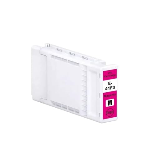 XXINGYULI Kompatible Farbtintenpatronen für SureColor SC-T3400 SC-T5400 Serie T41F T41F5 T41F2 T41F3 T41F4(1PCS Magenta) von XXINGYULI