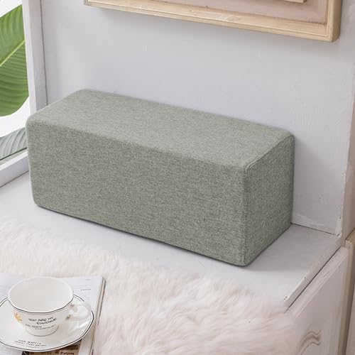 XXIUDEE Bettlückenfüller, Sofa-Armlehne, Kissenstütze, Matratzenverlängerung, Füllstoff für Kopfteil, Lendenwirbelsäule, Rückenlehne, Leserolle mit waschbarem Bezug (40 x 20 x 20 cm, Grau) von XXIUDEE