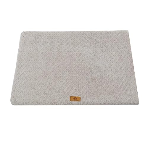 XXIUDEE Extra große Hundebetten, Anti-Angst-Hundebett-Kissen für Kiste, Haustiermatratzenmatte mit abnehmbarem, waschbarem Bezug, rutschfeste Unterseite, Haustierbox-Matte (48 x 30 x 5 cm, Hellgrau) XXIUDEE Extra große Hundebetten, Anti-Angst-Hundebett-Kissen für Kiste, Haustiermatratzenmatte mit abnehmbarem, waschbarem Bezug, rutschfeste Unterseite, Haustierbox-Matte (48 x 30 x 5 cm, Hellgrau) von XXIUDEE