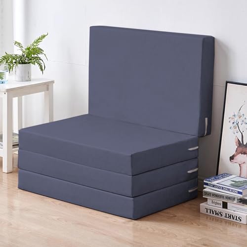 XXIUDEE Faltbare Tatami-Bodenmatratze mit Reißverschluss, für Kinder, Gäste, Wohnzimmer, Schlafzimmer, Übernachtungsmatratze, Faltbare Isomatten, Auto, Zelt, Reisen, Camping, Wohnwagen (200 x 80 x 10 von XXIUDEE