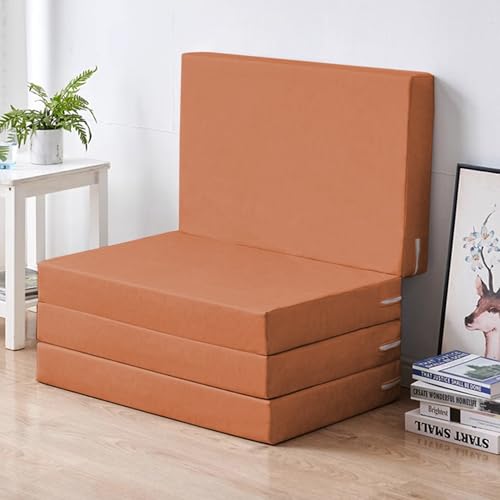 XXIUDEE Faltbare Tatami-Bodenmatratze mit Reißverschluss, für Kinder, Gäste, Wohnzimmer, Schlafzimmer, Übernachtungsmatratze, faltbare Isomatten, Auto, Zelt, Reisen, Camping, Wohnwagen (200 x 70 x 10 von XXIUDEE