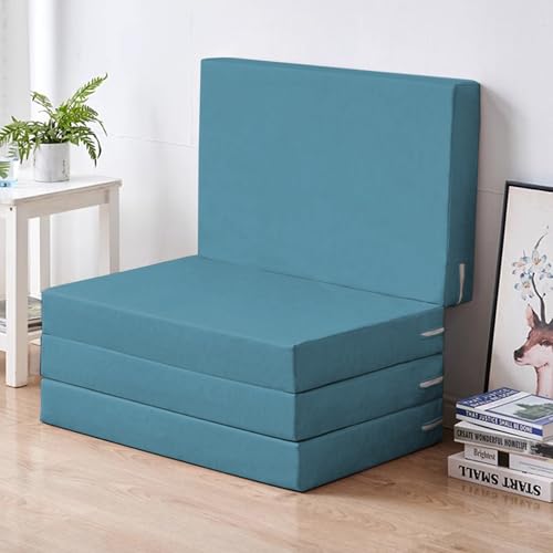 XXIUDEE Faltbare Tatami-Bodenmatratze mit Reißverschluss, für Kinder, Gäste, Wohnzimmer, Schlafzimmer, Übernachtungsmatratze, faltbare Isomatten, Auto, Zelt, Reisen, Camping, Wohnwagen (200 x 80 x 10 von XXIUDEE