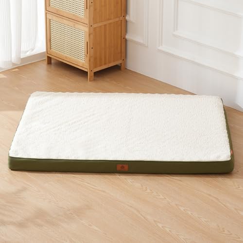 XXIUDEE Große Hundebetten, Anti-Angst-Haustierbetten, weiches Plüsch, rechteckig, waschbares Kissen für Hunde und Katzen, Haustierbox-Matratze, Sofa-Matte für alle Jahreszeiten (112 x 81 x 7,5 cm XXIUDEE Große Hundebetten, Anti-Angst-Haustierbetten, weiches Plüsch, rechteckig, waschbares Kissen für Hunde und Katzen, Haustierbox-Matratze, Sofa-Matte für alle Jahreszeiten (112 x 81 x 7,5 cm von XXIUDEE