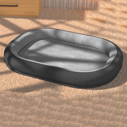 XXIUDEE Großes Hundebett, Anti-Angst-Welpenbetten, abnehmbares, waschbares, orthopädisches Haustiersofa mit rutschfester Unterseite für mittelgroße und große Hunde, Haustierkissen (Grau, 50 x 40 x 14 XXIUDEE Großes Hundebett, Anti-Angst-Welpenbetten, abnehmbares, waschbares, orthopädisches Haustiersofa mit rutschfester Unterseite für mittelgroße und große Hunde, Haustierkissen (Grau, 50 x 40 x 14 von XXIUDEE