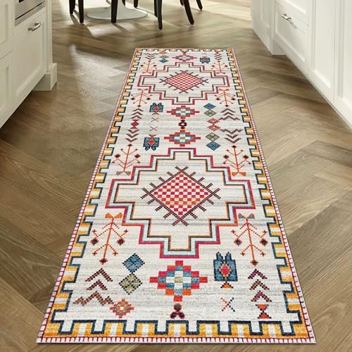 XXIUDEE Küchenteppich, Läufer, Flur, rutschfest, Schlafzimmerteppich, Fußmatten, Waschküche, Teppichmatten für Eingangsbereich, Wohnzimmer, Büro, langlebig und vielseitig (180 x 50 cm, Stil 3) von XXIUDEE