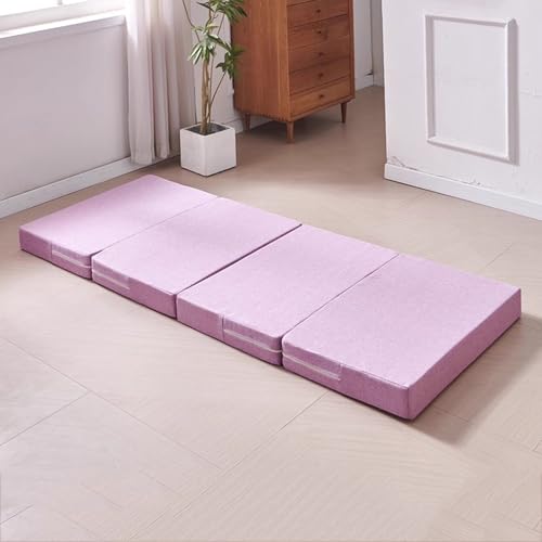 XXIUDEE Maschinenwaschbare, faltbare Tatami-Matratze, ausklappbares Sofa, Stuhl, Bett, ideal für Gäste, Camping, Reisen, Kinderübernachtungen, faltbare Matratze, einfache Lagerung (200 x 120 x 5 cm von XXIUDEE