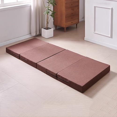 XXIUDEE Maschinenwaschbare, faltbare Tatami-Matratze, ausklappbares Sofa, Stuhl, Bett, ideal für Gäste, Camping, Reisen, Kinderübernachtungen, faltbare Matratze, einfache Lagerung (200 x 70 x 10 cm von XXIUDEE