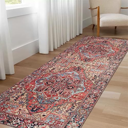 XXIUDEE Waschbarer Teppichläufer mit rutschfester Unterseite, für Wohnzimmer, Schlafzimmer, Flur, Küche, Nachttisch, fusselfrei, für Innenbereich, Waschküche, Teppichläufer (180 x 60 cm, Stil 15) XXIUDEE Waschbarer Teppichläufer mit rutschfester Unterseite, für Wohnzimmer, Schlafzimmer, Flur, Küche, Nachttisch, fusselfrei, für Innenbereich, Waschküche, Teppichläufer (180 x 60 cm, Stil 15) von XXIUDEE
