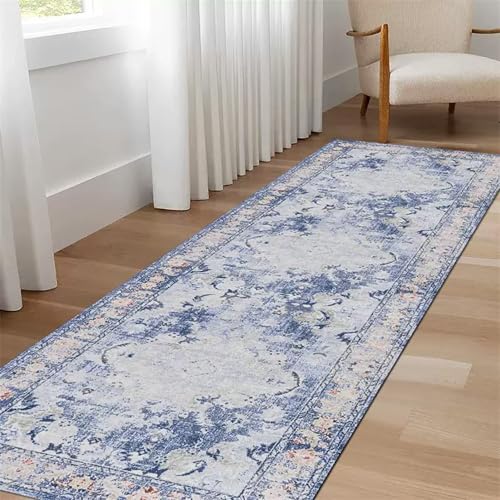 XXIUDEE Waschbarer Teppichläufer mit rutschfester Unterseite, für Wohnzimmer, Schlafzimmer, Flur, Küche, Nachttisch, fusselfrei, für Innenbereich, Waschküche, Teppichläufer (240 x 60 cm, Stil 14) XXIUDEE Waschbarer Teppichläufer mit rutschfester Unterseite, für Wohnzimmer, Schlafzimmer, Flur, Küche, Nachttisch, fusselfrei, für Innenbereich, Waschküche, Teppichläufer (240 x 60 cm, Stil 14) von XXIUDEE