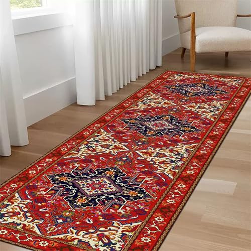 XXIUDEE Waschbarer Teppichläufer mit rutschfester Unterseite, für Wohnzimmer, Schlafzimmer, Flur, Küche, Nachttisch, fusselfrei, für Innenbereich, Waschküche, Teppichläufer (240 x 60 cm, Stil 11) XXIUDEE Waschbarer Teppichläufer mit rutschfester Unterseite, für Wohnzimmer, Schlafzimmer, Flur, Küche, Nachttisch, fusselfrei, für Innenbereich, Waschküche, Teppichläufer (240 x 60 cm, Stil 11) von XXIUDEE