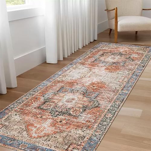 XXIUDEE Waschbarer Teppichläufer mit rutschfester Unterseite, für Wohnzimmer, Schlafzimmer, Flur, Küche, Nachttisch, fusselfrei, für den Innenbereich, Waschküche, Teppichläufer (180 x 60 cm, Stil 5) XXIUDEE Waschbarer Teppichläufer mit rutschfester Unterseite, für Wohnzimmer, Schlafzimmer, Flur, Küche, Nachttisch, fusselfrei, für den Innenbereich, Waschküche, Teppichläufer (180 x 60 cm, Stil 5) von XXIUDEE