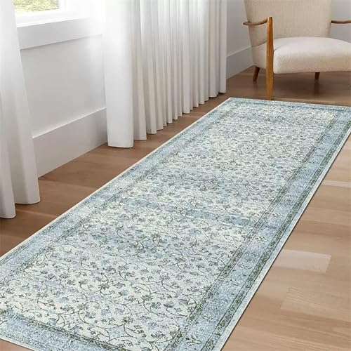 XXIUDEE Waschbarer Teppichläufer mit rutschfester Unterseite für Wohnzimmer, Schlafzimmer, Flur, Küche, Nachttisch, fusselfrei, für den Innenbereich, Waschküche, Teppichläufer (180 x 60 cm, Stil 1) XXIUDEE Waschbarer Teppichläufer mit rutschfester Unterseite für Wohnzimmer, Schlafzimmer, Flur, Küche, Nachttisch, fusselfrei, für den Innenbereich, Waschküche, Teppichläufer (180 x 60 cm, Stil 1) von XXIUDEE