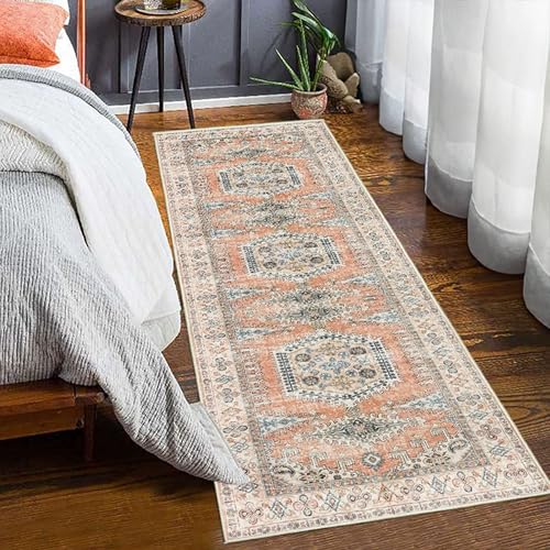 XXIUDEE Wohnzimmer-Teppich, Flur, Schlafzimmer, Korridor, waschbar, Küchenläufer, Eingangsteppich, Fußmatten mit rutschfester Unterseite, pflegeleicht (120 x 40 cm, Stil 5) von XXIUDEE