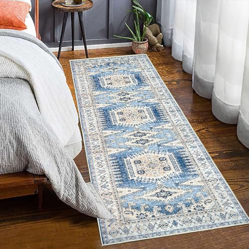 XXIUDEE Wohnzimmer-Teppich, Flur, Schlafzimmer, Korridor, waschbar, Küchenläufer, Eingangsteppich, Fußmatten mit rutschfester Unterseite, pflegeleicht (160 x 50 cm, Stil 1) von XXIUDEE