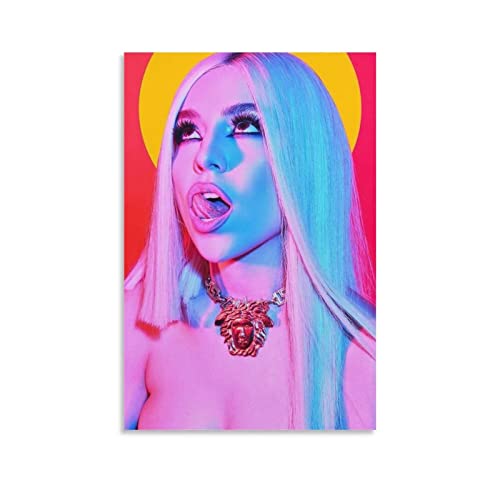 XXJDSK Druck Auf Leinwand AVA Max American Singer Art Posters Art Deco Bilddruck für Schlafzimmer Hoom Decor für Teen Girls 60X90cm Kein Rahmen von XXJDSK