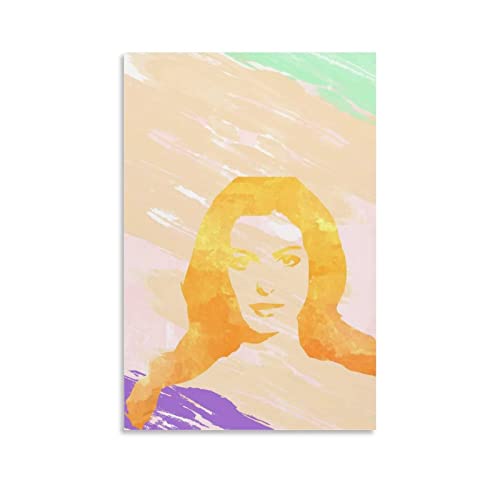 XXJDSK Druck Auf Leinwand Classic Singer Posters Anne Hathaway 1 Family Bedroom Study Room Decor Posters 60X90cm Kein Rahmen von XXJDSK