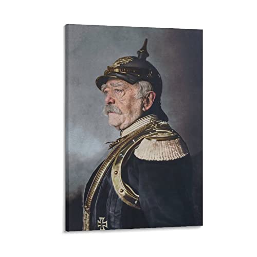 XXJDSK Druck Auf Leinwand Otto Von Bismarck Kunstwerk 1 Poster Dekorative Gemälde für Wohnkultur Schlafzimmer Dekoration Geschenk 60X90cm Kein Rahmen von XXJDSK