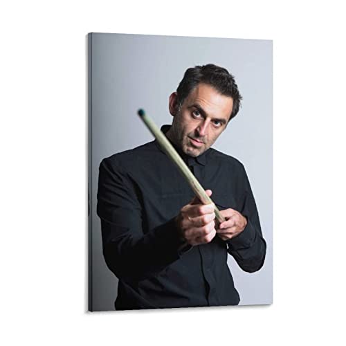 XXJDSK Druck Auf Leinwand Ronnie O'sullivan Cooles Kunstwerk, Poster, Wandkunst für Büro, Wohnzimmer, Schlafzimmer, Dekoration 60X90cm Kein Rahmen von XXJDSK