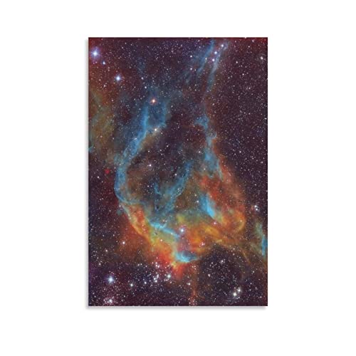 XXJDSK Foto Auf Leinwand Milchstraße Galaxy NGC 3572 Leinwand Kunst Moderne Familie Schlafzimmer Dekor Poster 60X90cm Kein Rahmen von XXJDSK
