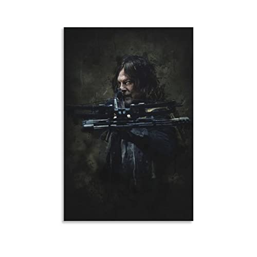 XXJDSK Foto Auf Leinwand Norman Reedus Poster, Wand-Kunstdruck, Raumdekoration, Heimdekoration für Wohnzimmer 60X90cm Kein Rahmen von XXJDSK