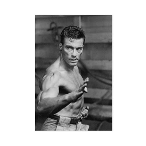 XXJDSK Foto Auf Leinwand Schauspieler Jean Claude Van Damme 8 Leinwand für Wohnzimmer Schlafzimmer Dekoration 60X90cm Kein Rahmen von XXJDSK