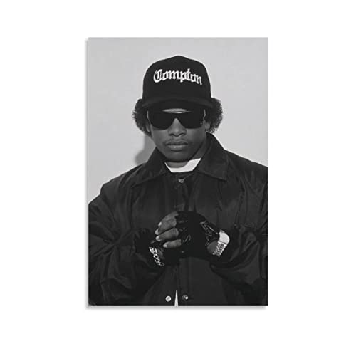 XXJDSK Leinwand Bilder Eazy-E, Kunstposter und Wandkunst, Bilderdruck, modernes Familien-Schlafzimmer, Dekor-Poster 60x90cm Kein Rahmen von XXJDSK