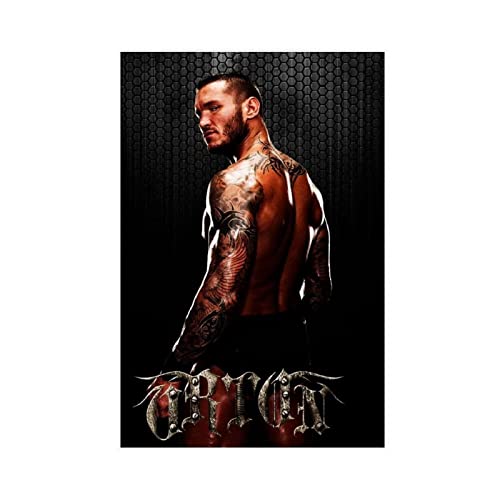 XXJDSK Poster Kunstdrucke Bekanntes Boxkampf Randy Orton Sports Poster 54 Sport Landschaft Büro Zimmer Dekor Geschenk Stil 60X90cm Kein Rahmen von XXJDSK