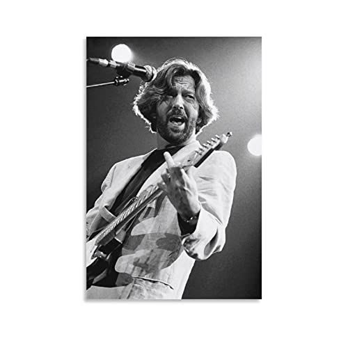 XXJDSK Poster Kunstdrucke Eric Clapton Konzert, für Zuhause, Schlafzimmer, Wohnzimmer, Dekoration 60X90cm Kein Rahmen von XXJDSK