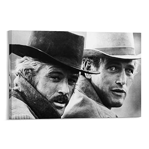 XXJDSK Poster Kunstdrucke Filmposter Butch Cassidy and The Sundance Kid Classic Vintage für Schlafzimmer 60X90cm Kein Rahmen von XXJDSK