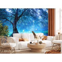 Baumtapete Natur Wald Abnehmbar Vlies Schale Und Stick Selbstklebend Landschaft Wand Wandbild Fototapete von XXLwallpaper