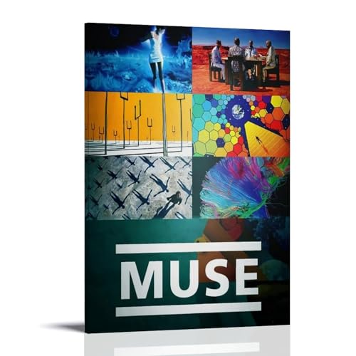 XXQPO Band Muse Poster Vintage Leinwand Wandbilder Wanddekoration für Zuhause Wohnzimmer Schlafzimmer 20x30cm, gerahmter Stil XXQPO Band Muse Poster Vintage Leinwand Wandbilder Wanddekoration für Zuhause Wohnzimmer Schlafzimmer 20x30cm, gerahmter Stil von XXQPO