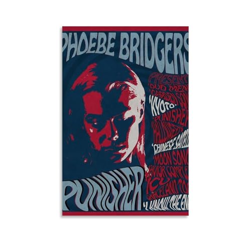XXQPO Phoebe Bridgres Poster, Strafalbum, Poster, Leinwand, Wandkunst für Heimdekoration, Wohnzimmer, Schlafzimmer, 60 x 90 cm, ungerahmter Stil von XXQPO
