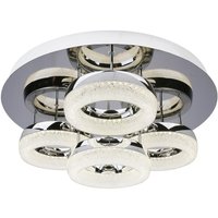 Deckenleuchte Chrom Metall H/D: ca. 20x48 cm von XXXL