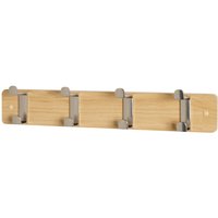 Garderobenleiste  Eiche hell Nachbildung Edelstahl Optik B/H/T: ca. 45x7x6 cm von XXXL