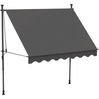 Klemm-Markise anthrazit B/L: ca. 295x250 cm von XXXL