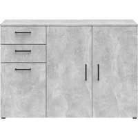 Kommode Multi-Stauraum Typ 28 Beton Optik B/H/T: ca. 120x83x40 cm von XXXL