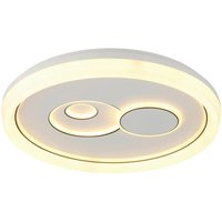 LED-Deckenleuchte Opal weiß Metall Kunststoff H/D: ca. 7x48 cm von XXXL