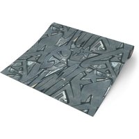 Papiertapete Graffiti blau grau B/L: ca. 53x1005 cm von XXXL
