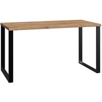 Schreibtisch Liverpool Plankeneiche Nachbildung B/H/T: ca. 140x74x70 cm von XXXL