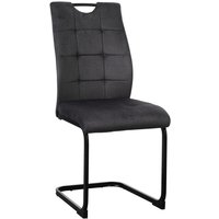 Schwingstuhl Seattle anthrazit Microfaser B/H/T: ca. 44x96x59 cm von XXXL
