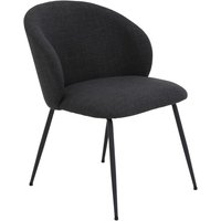Stuhl Graz anthrazit schwarz Microfaser Metall von XXXL