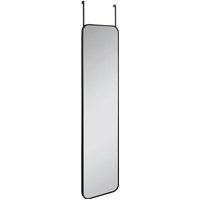 Türhängespiegel Beate schwarz Metall B/H: ca. 32x123 cm von XXXL