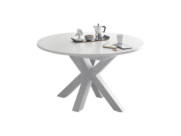 58aufmkessel ESSTISCH, Weiß, Holz, Rund, 110x78x110 cm, Esszimmer, Tische, Esstische von XXXLutz Marktplatz