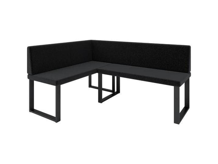 AN-Moebel 4u ECKBANK, Schwarz, 196x142 cm, Esszimmer, Bänke, Eckbänke von XXXLutz Marktplatz