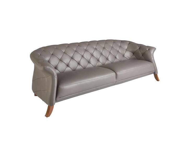 ANGEL CERDA CHESTERFIELD-SOFA, Grau, Honig, Leder, 262x82x104 cm, Wohnzimmer, Sofas & Couches, Sofas, Chesterfield Sofas ANGEL CERDA CHESTERFIELD-SOFA, Grau, Honig, Leder, 262x82x104 cm, Wohnzimmer, Sofas & Couches, Sofas, Chesterfield Sofas von XXXLutz Marktplatz