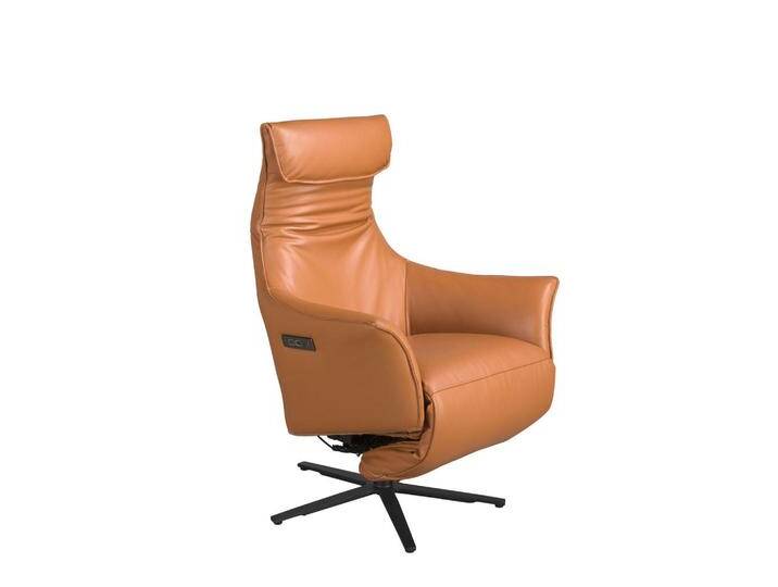 ANGEL CERDA RELAXSESSEL, Braun, Leder, Uni, 1-Sitzer, Organisch, 78x115x70 cm, Wohnzimmer, Sessel, Relaxsessel von XXXLutz Marktplatz