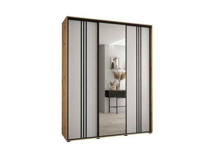 Abiks Möbel SCHWEBETÜRENSCHRANK, Eiche Artisan, Weiß, Schwarz, Metall, Nachbildung, 10 Fächer, 190x235x60 cm, Schlafzimmer, Kleiderschränke, Schwebetürenschränke Abiks Möbel SCHWEBETÜRENSCHRANK, Eiche Artisan, Weiß, Schwarz, Metall, Nachbildung, 10 Fächer, 190x235x60 cm, Schlafzimmer, Kleiderschränke, Schwebetürenschränke von XXXLutz Marktplatz