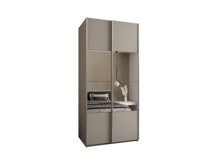 Abiks Möbel SCHWEBETÜRENSCHRANK, Kaschmir, Kaschmir, Silber, Metall, Nachbildung, 6 Fächer, 120x245x64 cm, Schlafzimmer, Kleiderschränke, Schwebetürenschränke von XXXLutz Marktplatz
