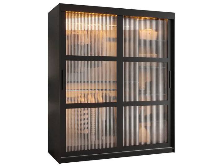 Abiks Möbel SCHWEBETÜRENSCHRANK, Schwarz, Kunststoff, Nachbildung, 5 Fächer, 150x200x62 cm, Schlafzimmer, Kleiderschränke, Schwebetürenschränke Abiks Möbel SCHWEBETÜRENSCHRANK, Schwarz, Kunststoff, Nachbildung, 5 Fächer, 150x200x62 cm, Schlafzimmer, Kleiderschränke, Schwebetürenschränke von XXXLutz Marktplatz