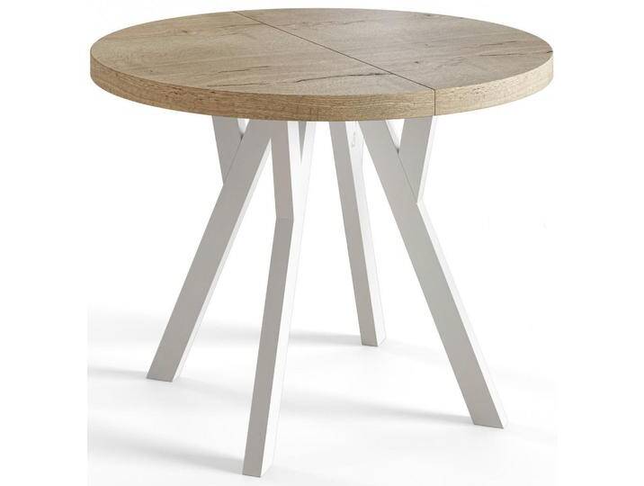 Alpi-Möbel ESSZIMMERTISCH, Natur, Weiß, Rund, X-Form, 110x77x110 cm, Esszimmer, Tische, Esstische von XXXLutz Marktplatz